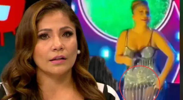 Marisol pasa roche en pleno concierto por la caída de su ropa interior. Marisol pasa roche en pleno concierto por la caída de su ropa interior.