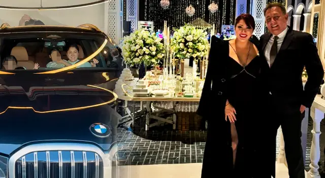 Lesly Castillo se luce con su nueva camioneta.