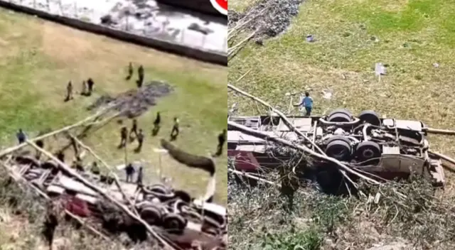 Bus con más de 40 pasajeros cayó a un barranco y dejó más de 20 heridos en Tarma. Bus con más de 40 pasajeros cayó a un barranco y dejó más de 20 heridos en Tarma.