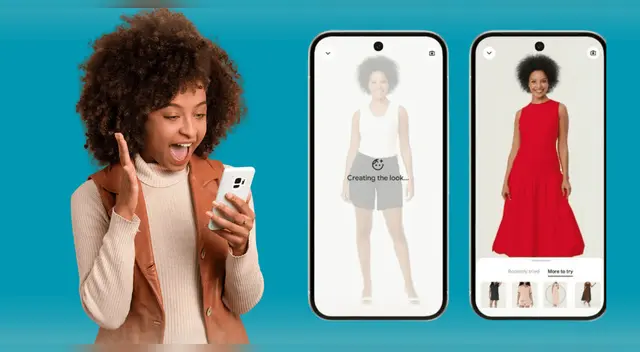 Google lanza herramienta digital que te permite probarte ropa virtualmente usando solo tu celular.