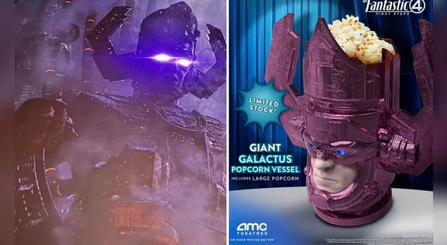 Galactus es el villano principal de la película 'Los 4 Fantásticos: primeros pasos' de Marvel Studios. Foto: composición EP