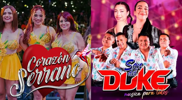 Corazón Serrano y Son del Duke darán concierto por Fiestas Patrias.