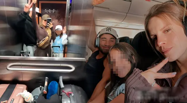 Alejandra Baigorria se muestra feliz tras salir del país.