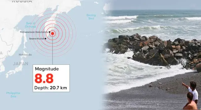 Puertos peruanos que serán afectados por oleaje anómalo tras terremoto en Rusia Puertos peruanos que serán afectados por oleaje anómalo tras terremoto en Rusia