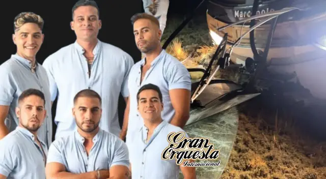 Filtran imágenes de accidente de Gran Orquesta Internacional.