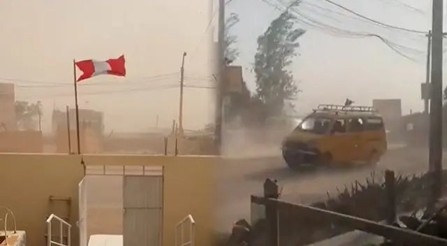 En redes sociales reportan los fuertes vientos que viene soportando Lima En redes sociales reportan los fuertes vientos que viene soportando Lima