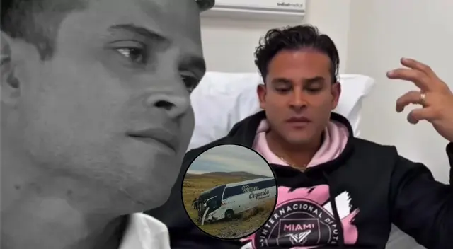 Exponen el diagnóstico de Christian Domínguez tras sufrir accidente.