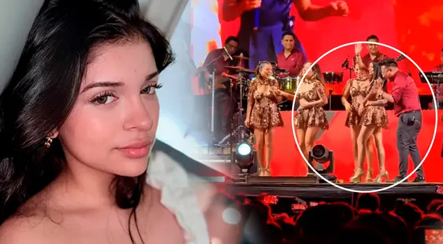 Cielo Fernández vivió peculiar momento en el escenario.