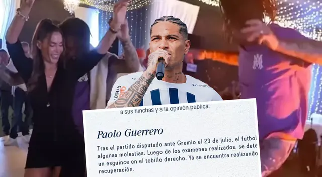 Paolo Guerrero INDIGNA al aparecer BAILANDO y SALTANDO en fiesta de Ana Paula Consorte pese a LESIÓN que lo alejó de Alianza Lima