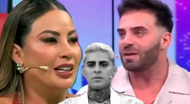 Renzo Spraggon echa a Pamela López.