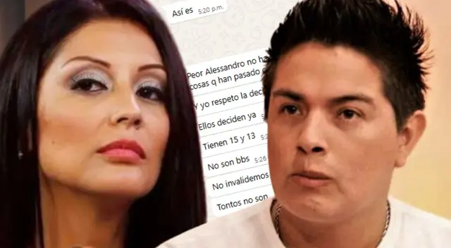 Karla Tarazona desmiente a Leonard León sobre sus hijos.