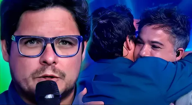 Gian Piero Díaz DEJA EN SHOCK al revelar lo que le dijo a Renzo Schuller al oído en su reencuentro en 'EEG'