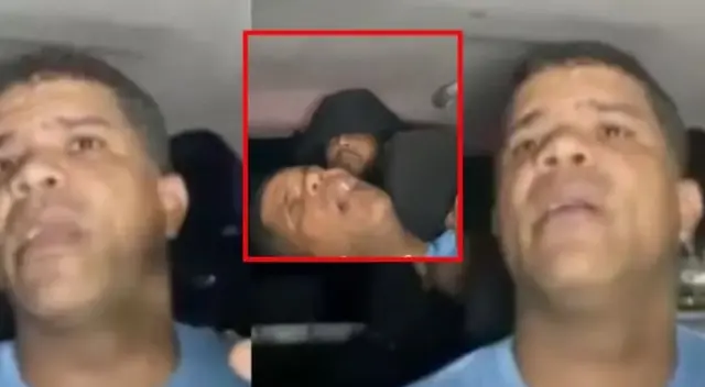 ¡De película! Taxista frustra asalto de delincuentes armados fingiendo un infarto en pleno atraco