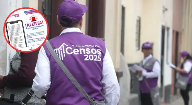 ¡No caigas en la trampa! INEI advierte sobre estafas que piden huellas y fotos durante el censo