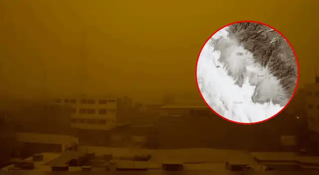 NASA capta desde el espacio los efectos del fenómeno que tiñó de naranja la costa sureña. NASA capta desde el espacio los efectos del fenómeno que tiñó de naranja la costa sureña.