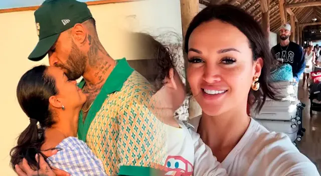 Angie Arizaga y Jota Benz sorprenden con viaje.