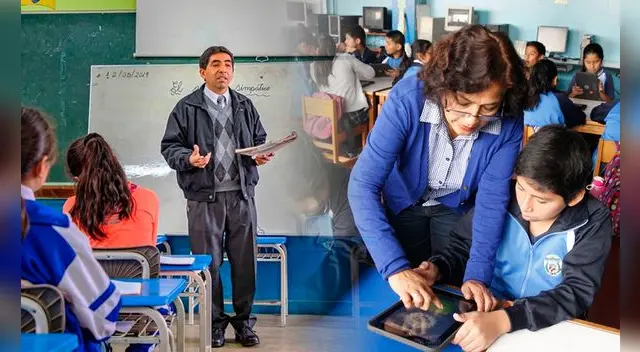 Maestros que alcanzen el tercio superior en las evaluaciones nacionales podrán cobrar bono de 18 mil soles -