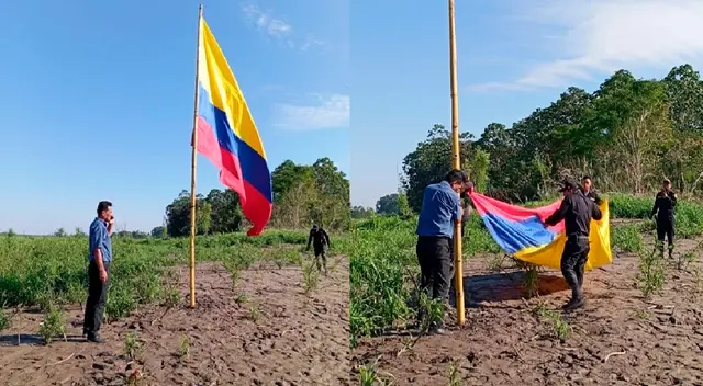 Bandera colombiana en Perú es considerada como una provocación.