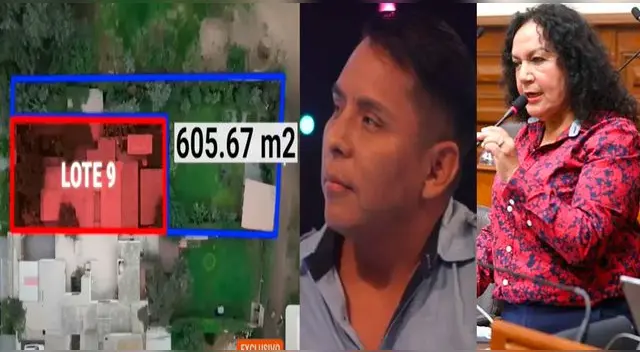 Informe expuso la invasión de espacio público en Surco por vecinos. Edwn Sierra y congresista María Peralta entre los sindicados