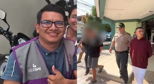 Agentes de la PNP en Tarapoto detuvieron a dos presuntos implicados en el asesinato del joven censista, incluido un menor de 17 años.