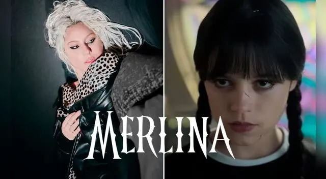 Lady Gaga será una de las apariciones sorpresas de la segunda temporada de 'Merlina'. Foto: Netflix