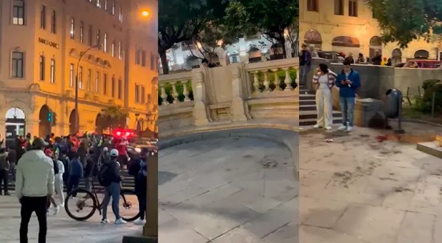 Jóvenes grabaron el preciso momento del brutal asesinato del joven venezolano en Plaza San Martín frente a su hija Jóvenes grabaron el preciso momento del brutal asesinato del joven venezolano en Plaza San Martín frente a su hija
