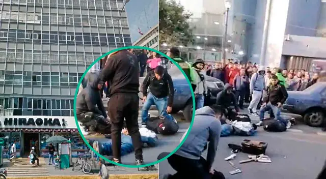 Aterradora balacera cerca de Hiraoka de Abancay: cinco detenidos tras intento de asalto en el corazón del Centro de Lima Aterradora balacera cerca de Hiraoka de Abancay: cinco detenidos tras intento de asalto en el corazón del Centro de Lima
