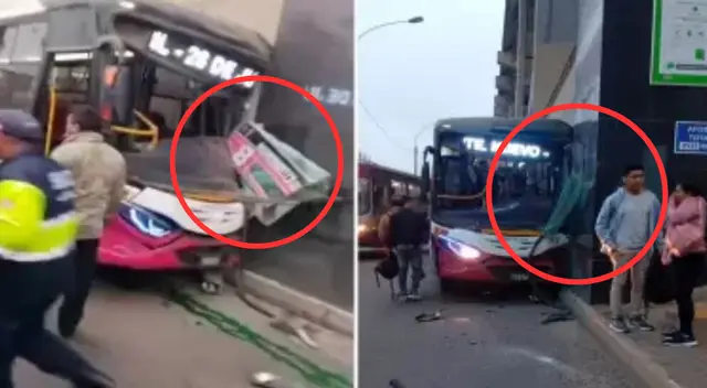 Custer se estrella contra estación de la Línea 1 del Metro de Lima en SJL: nueve personas resultaron heridas Custer se estrella contra estación de la Línea 1 del Metro de Lima en SJL: nueve personas resultaron heridas