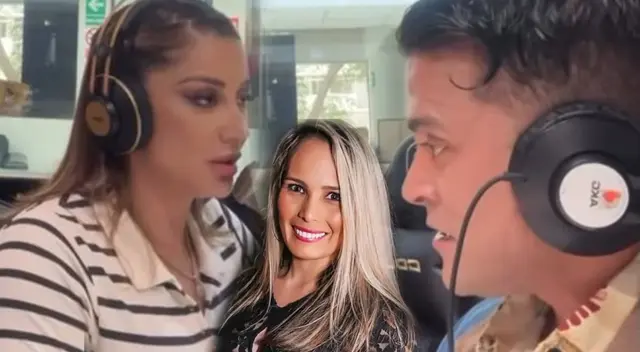 Karla Tarazona y Christian Domínguez protagonizaron un tenso momento.