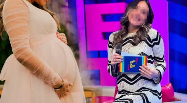 Conductora de América TV dio a luz.