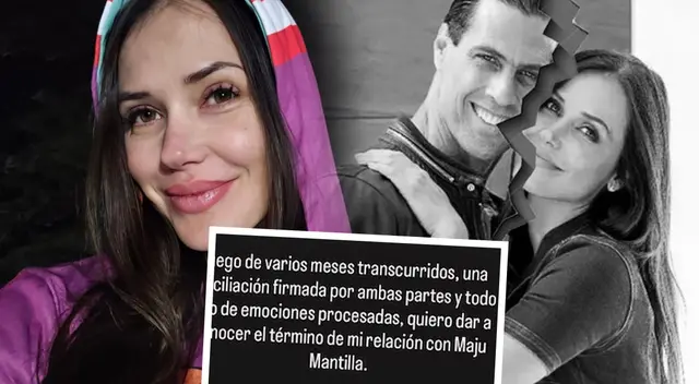 Maju Mantilla: Esto hizo horas antes del comunicado de Gustavo Salcedo anunciando su SEPARACIÓN