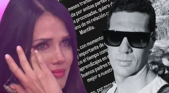 Maju Mantilla se enteró de su separación con Gustavo Salcedo por comunicado.