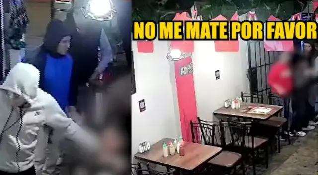 Niño suplica a delincuentes armados que no lo maten durante asalto en un restaurante en Villa El Salvador