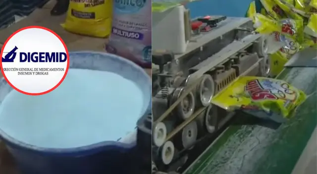 Digemid lanza advertencia tras incautar detergentes falsificados con químicos dañinos para la salud