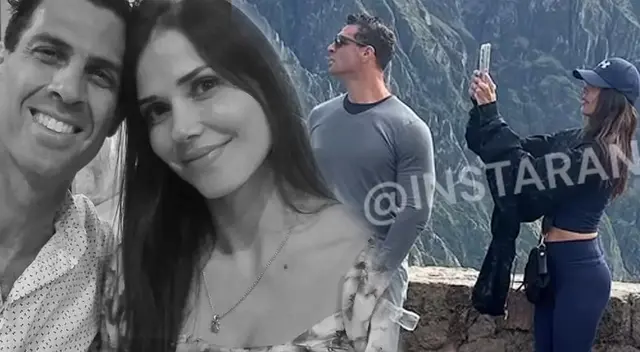 Maju Mantilla y Gustavo Salcedo viajaron juntos durante el tiempo de su supuesta separación.