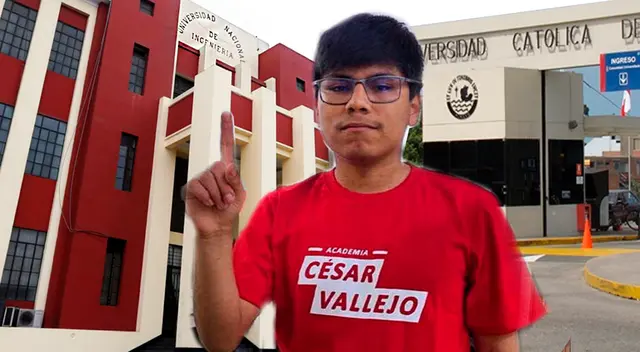 Joven prodigio de 17 años de SJL alcanzó 1er puesto en la UNI y marcó histórico puntaje: en paralelo estudiará en la PUCP