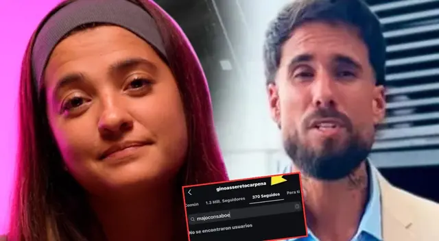 Majo con sabor se entera que Gino Assereto la bloqueó tras terminar.