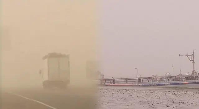 Senamhi en alerta máxima: vientos furiosos de 61 km/h azotan Pisco y levantan nubes de polvo en Ica