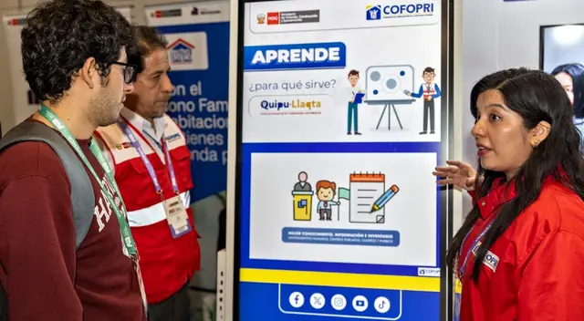 Cofopri lanza plataforma digital que permitirá incluir posesiones informales en el proceso de formalización.