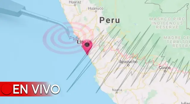 Conoce EN VIVO los temblores que ocurren en el Perú, según IGP.