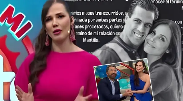 Maju Mantilla se pronuncia sobre rumores de infidelidad y ruptura con Gustavo Salcedo.