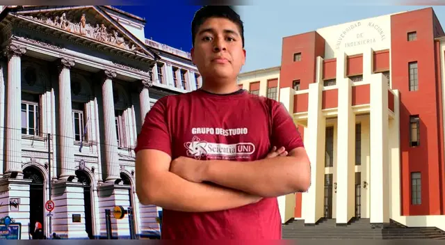 Sus padres querían que estudie en la UBA de Buenos Aires, pero argentino prefirió la UNI y tras cuatro intentos lo logró