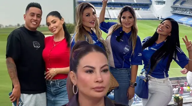 Pamela Franco DESLUMBRA en Ecuador: Christian Cueva la OFICIALIZA como su novia y se luce en estadio con esposas de futbolistas