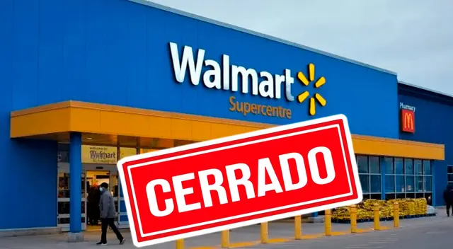 Walmart cerrará en 6 estados de Estados Unidos.