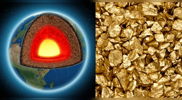 Científicos alemanes descubren ruta secreta del 99% de reservas de oro en la Tierra.