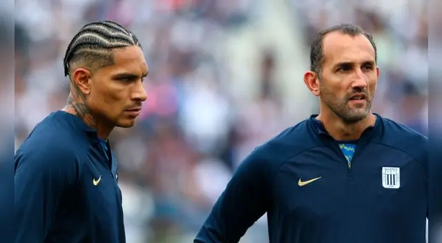 Paolo Guerrero y Hernán Barcos son los actuales goleadores de Alianza Lima en el 2025. Foto: Grupo La República