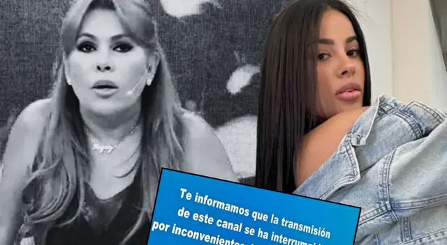 Magaly TV La Firme es interrumpido por problemas en la transmisión.