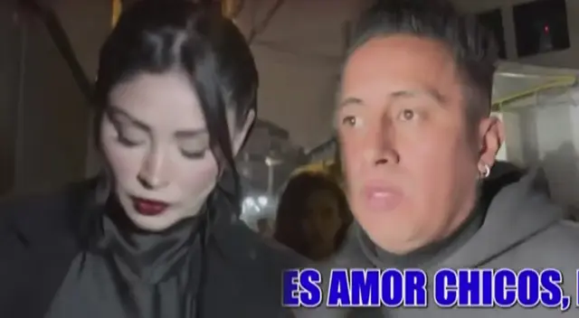 Christian Cueva acompañó a Pamela Franco a una de sus últimas presentaciones.