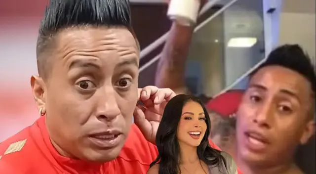 Christian Cueva cambia radicalmente el alcohol por el agua y usuarios agraden a Pamela Franco.