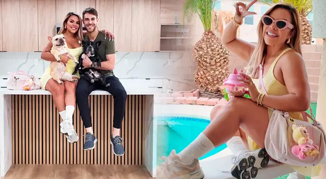 Josetty Hurtado se compró una gran casa.